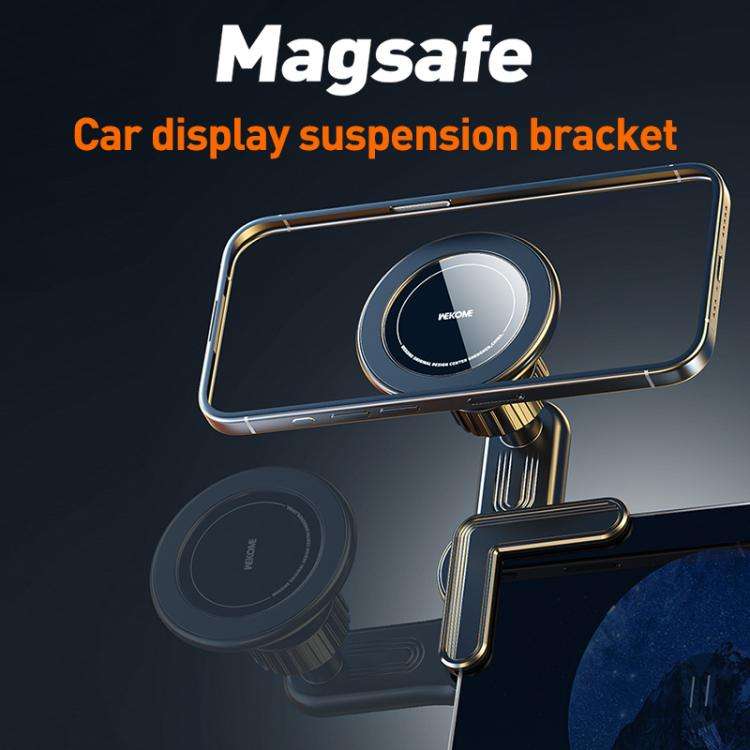 WK WA-S61 Car Display Screen MagSafe Floating Phone Holder(Black)