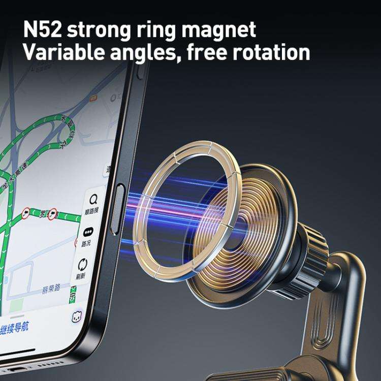 WK WA-S61 Car Display Screen MagSafe Floating Phone Holder(Black)