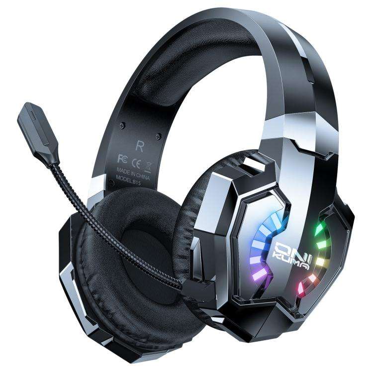 ONIKUMA B15 Tri-mode Bluetooth, 2.4G, Wired E-sports Game Headset(Black)