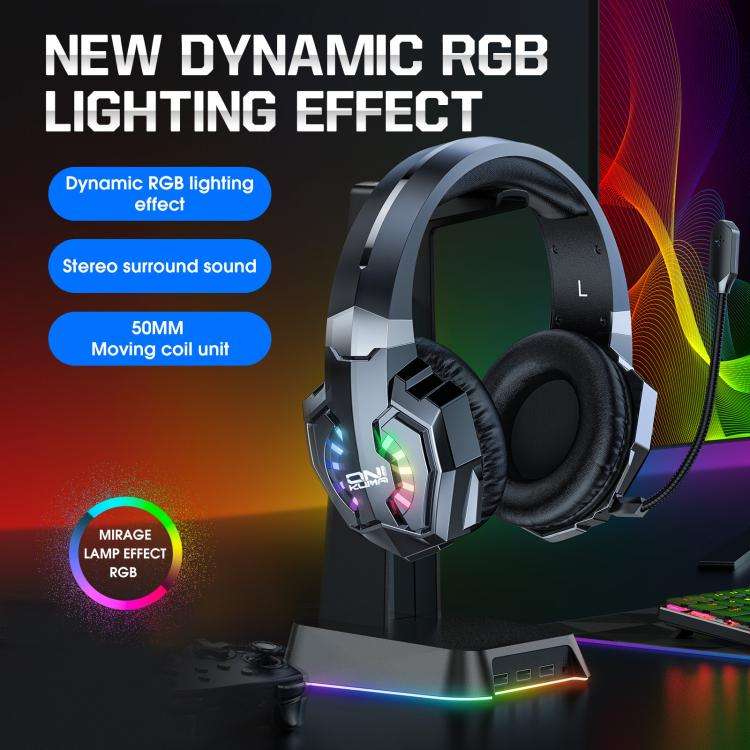 ONIKUMA B15 Tri-mode Bluetooth, 2.4G, Wired E-sports Game Headset(Black)