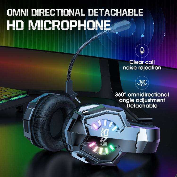 ONIKUMA B15 Tri-mode Bluetooth, 2.4G, Wired E-sports Game Headset(Black)