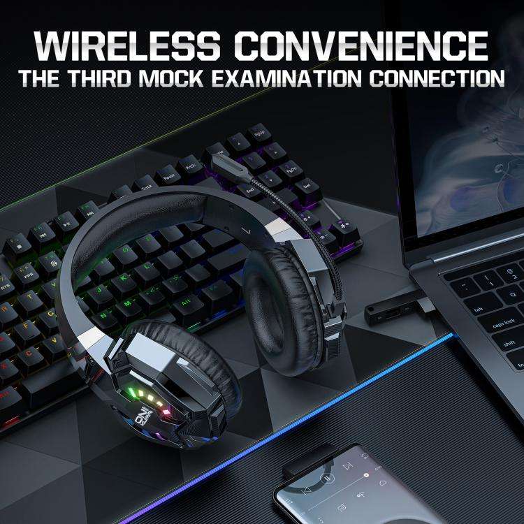 ONIKUMA B15 Tri-mode Bluetooth, 2.4G, Wired E-sports Game Headset(Black)