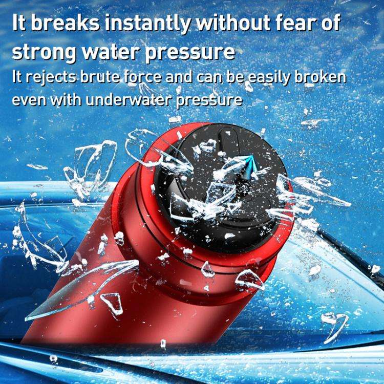 Car Breakster Escape Emergency Safety Hammer Seat Belt Cutter(Red)