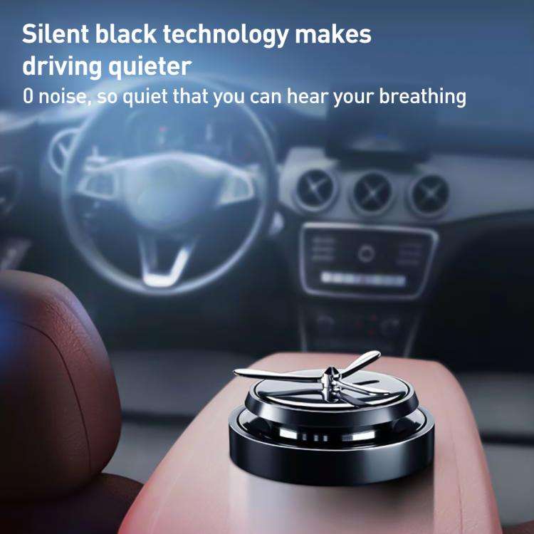 Car Solar Rotating Aromatherapy Base(Grey)