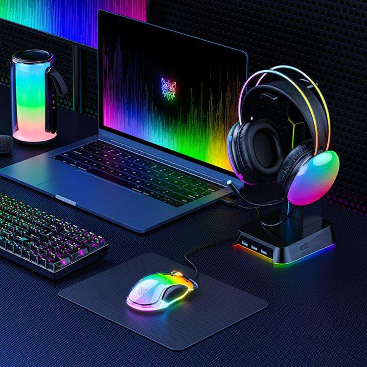 ONIKUMA CW925 12800DPI Colorful RGB E-Sports Gaming Wired Mouse(Black)