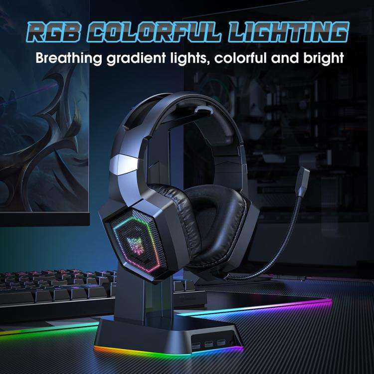 ONIKUMA GT806 Tri-mode Bluetooth 2.4G Wired E-sports Game Headset(Black)