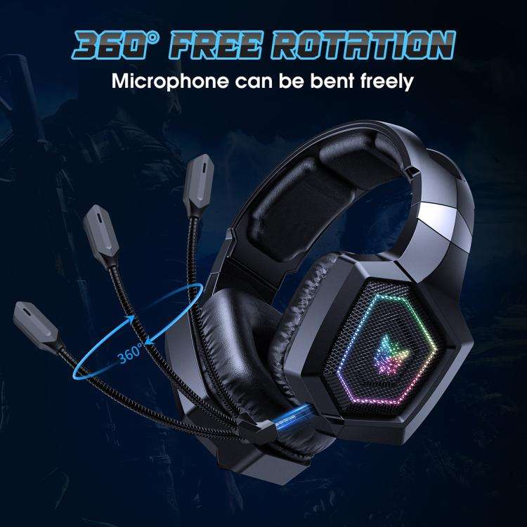 ONIKUMA GT806 Tri-mode Bluetooth 2.4G Wired E-sports Game Headset(Black)
