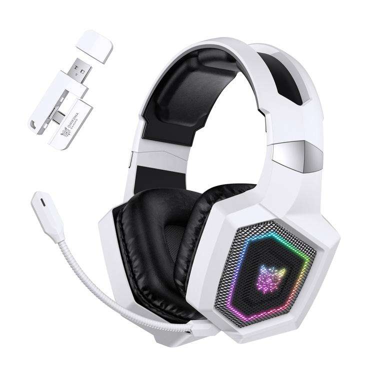 ONIKUMA GT806 Tri-mode Bluetooth 2.4G Wired E-sports Game Headset(White)
