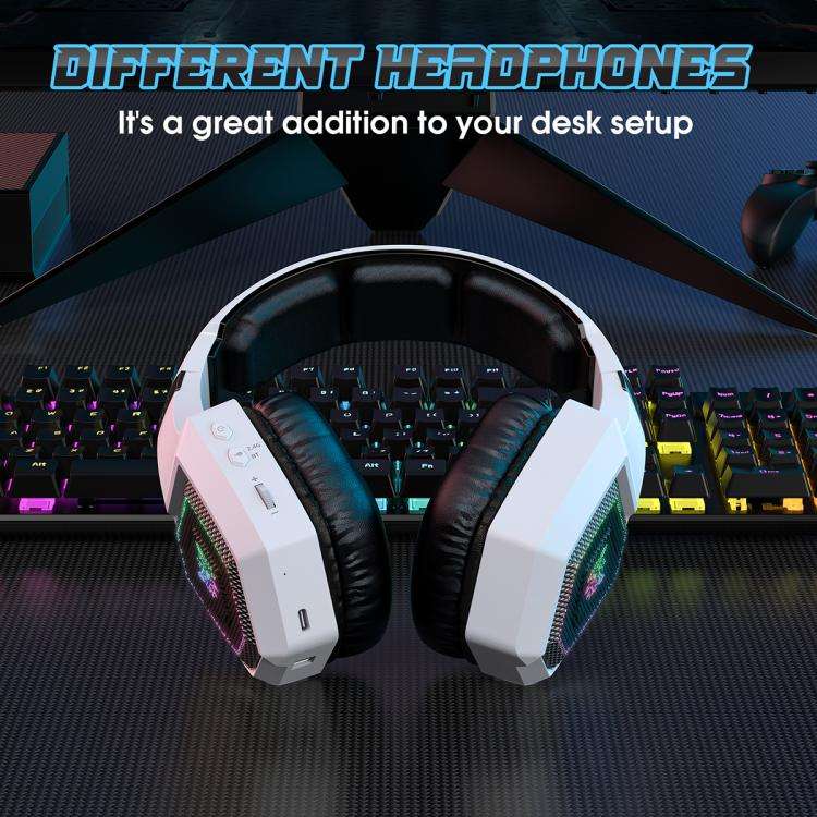 ONIKUMA GT806 Tri-mode Bluetooth 2.4G Wired E-sports Game Headset(White)