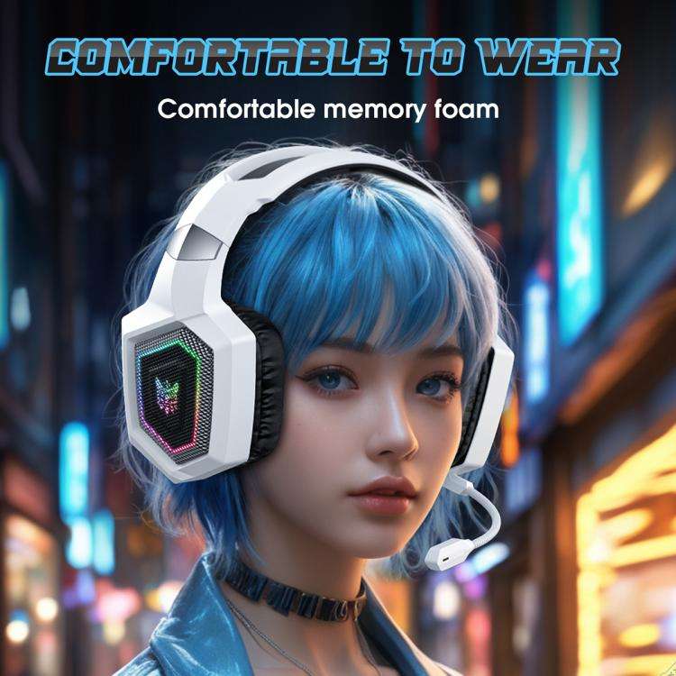 ONIKUMA GT806 Tri-mode Bluetooth 2.4G Wired E-sports Game Headset(White)