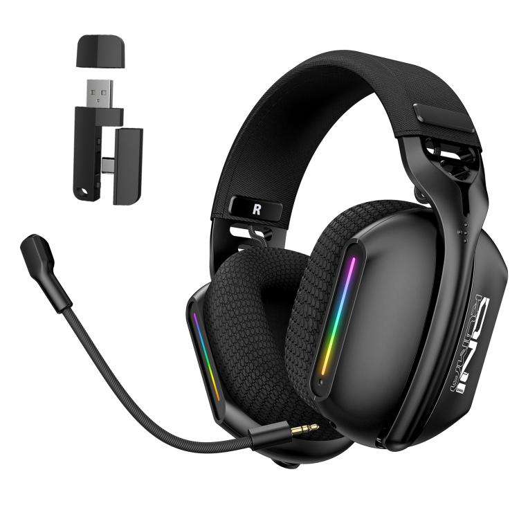 ONIKUMA GT808 Tri-mode Bluetooth 2.4G Wired E-sports Game Headset(Black)