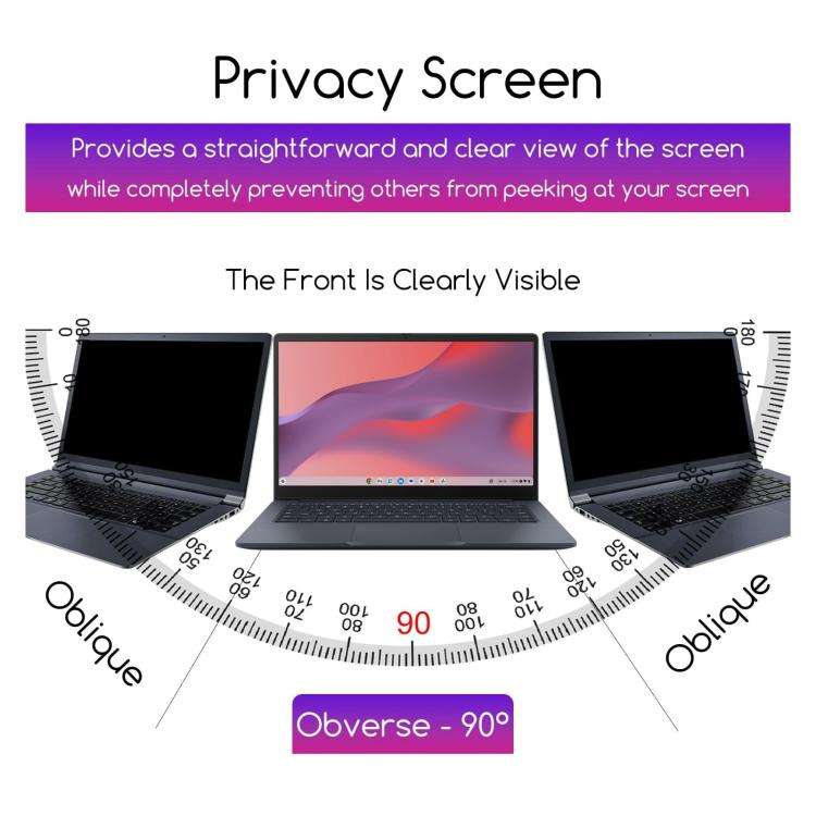 For ASUS Chromebook CX1405CKA 14 9H Anti-peeping Explosion-proof Tempered Glass Film