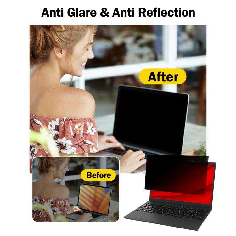 For Fujitsu FMV Lite WA1 15.6 9H Anti-peeping Explosion-proof Tempered Glass Film