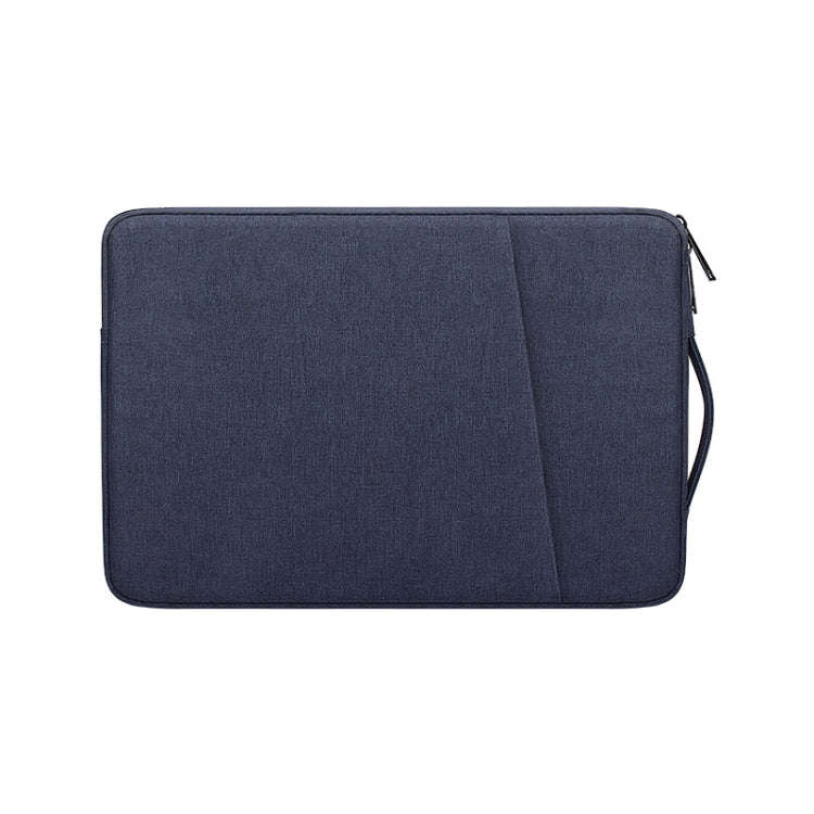 ND01D Felt Sleeve Protective Case Carrying Bag for 14.1 inch Laptop(Navy Blue)