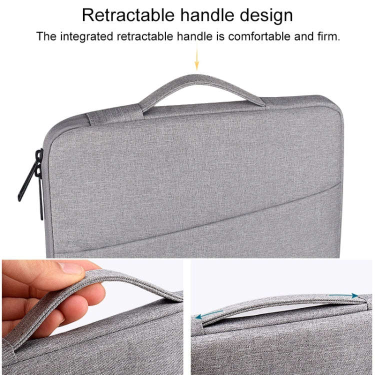 ND01D Felt Sleeve Protective Case Carrying Bag for 14.1 inch Laptop(Navy Blue)