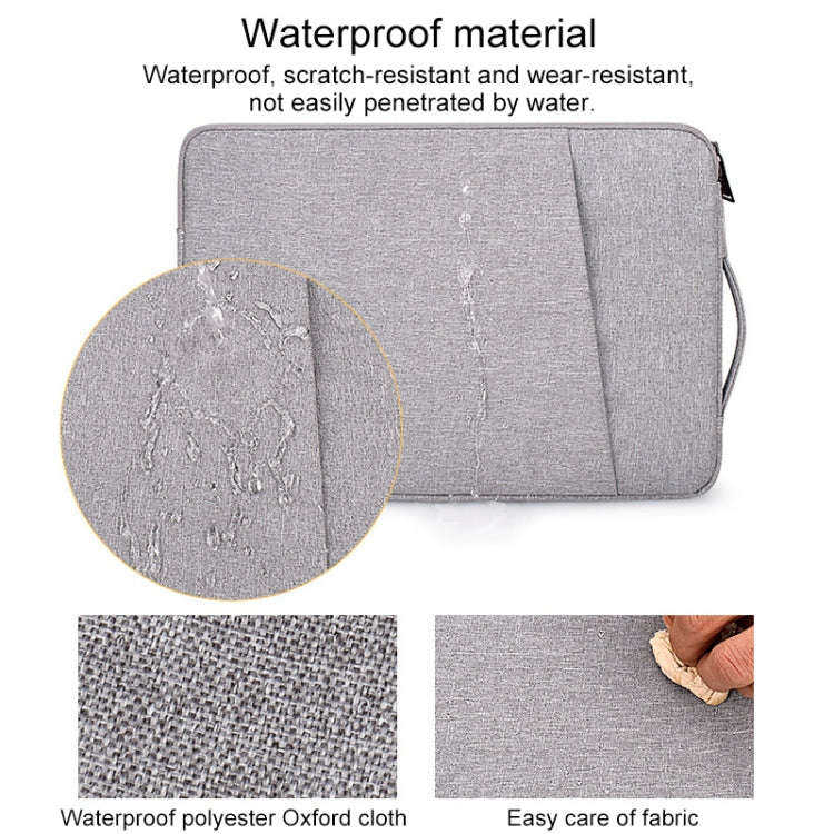 ND01D Felt Sleeve Protective Case Carrying Bag for 15.4 inch Laptop(Grey)