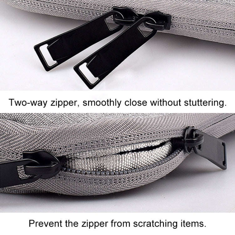 ND01D Felt Sleeve Protective Case Carrying Bag for 15.4 inch Laptop(Black)
