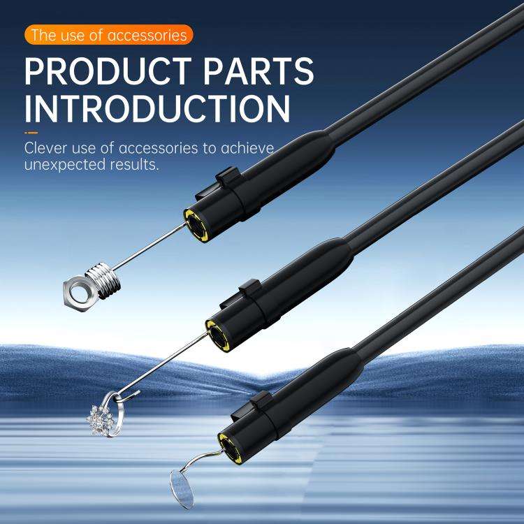 P380 8mm Lens Industrial Pipeline Endoscope with 4.3 inch HD Screen, Spec:10m Tube