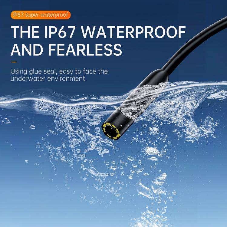 P380 8mm Lens Industrial Pipeline Endoscope with 4.3 inch HD Screen, Spec:10m Tube