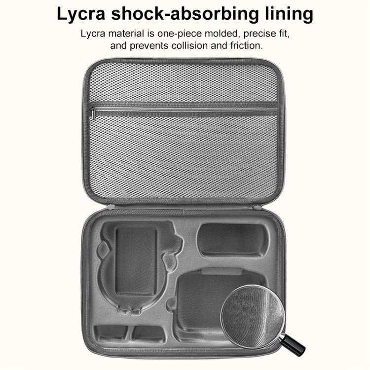 For DJI Flip BRDRC Drone Portable Case Single Shoulder Messenger Bag Handbag(Grey)