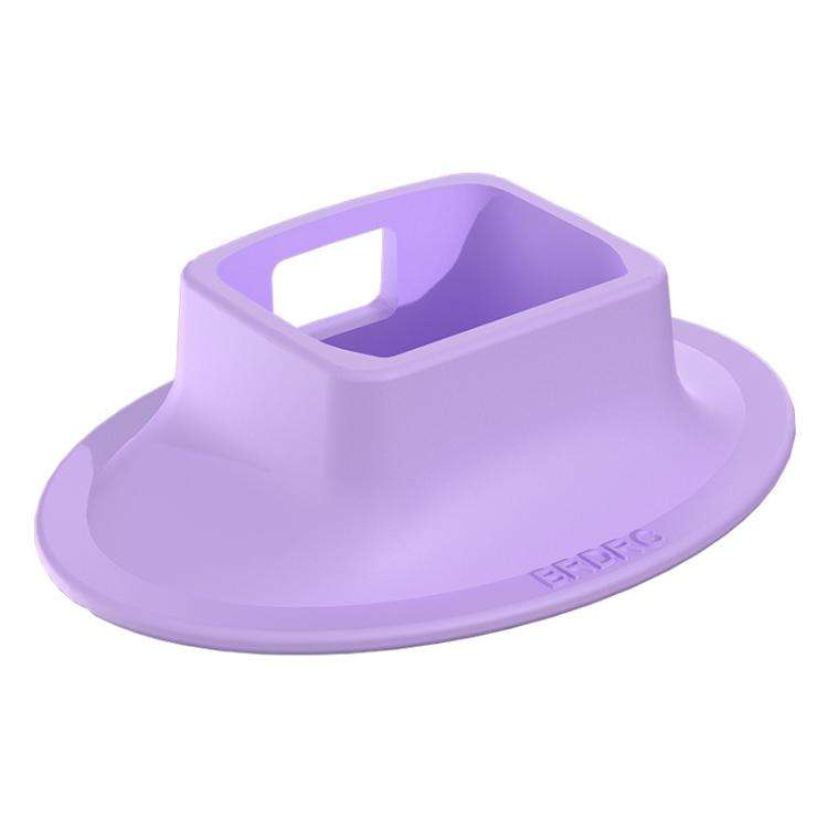 For DJI OSMO Pocket 3 BRDRC Silicone Desktop Base Bracket(Purple)