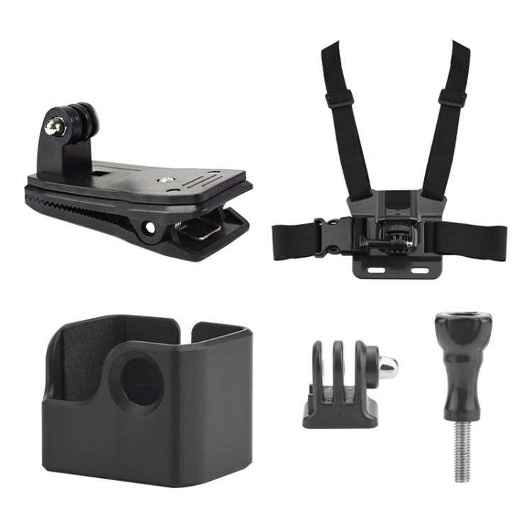 For DJI OSMO Pocket 3 BRDRC Protection Frame Adapter Base, Type:Frame + Clip + Chest Strap