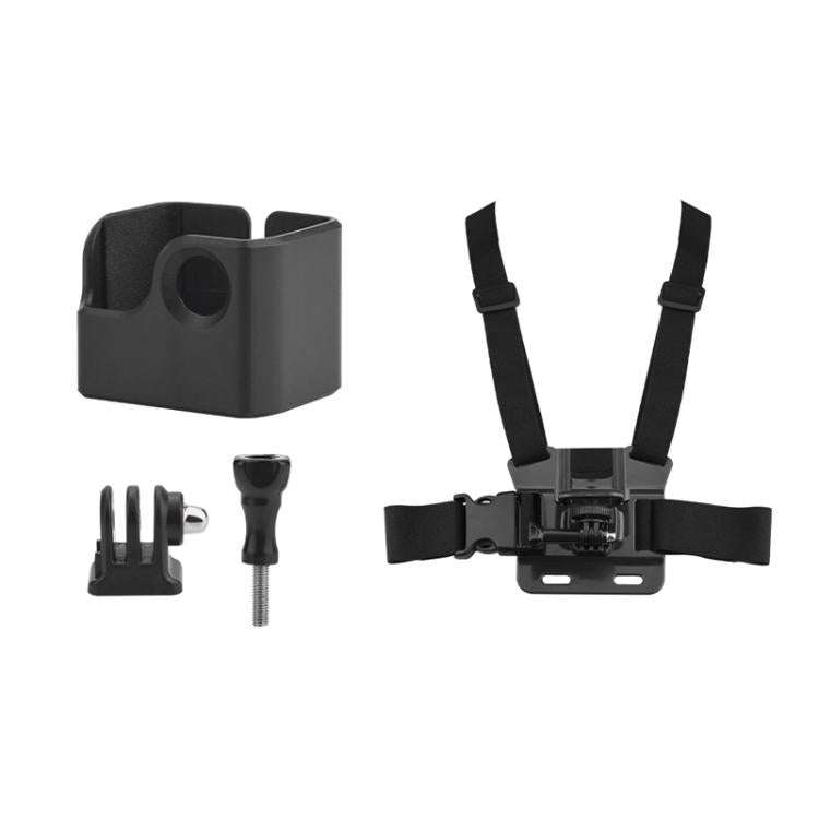 For DJI OSMO Pocket 3 BRDRC Protection Frame Adapter Base, Type:Frame + Chest Strap