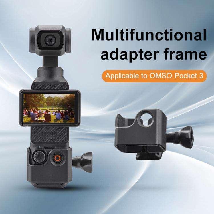 For DJI OSMO Pocket 3 BRDRC Protection Frame Adapter Base, Type:Frame + Head Strap