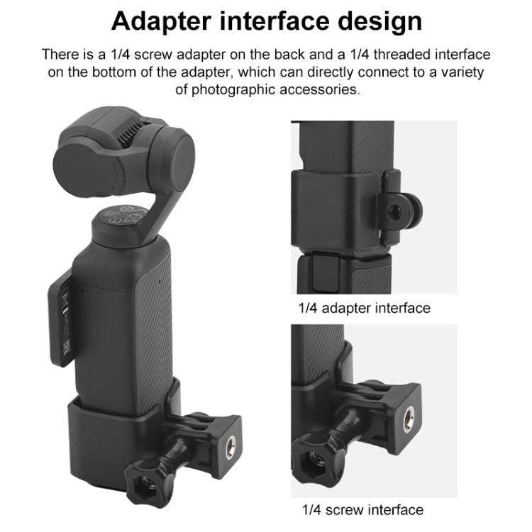 For DJI OSMO Pocket 3 BRDRC Protection Frame Adapter Base, Type:Frame + Head Strap