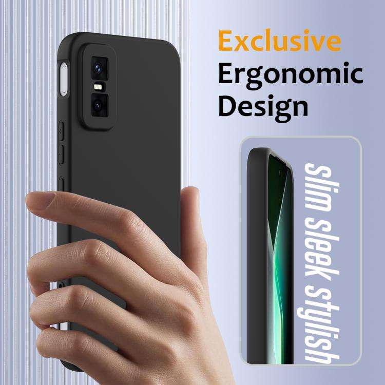For Infinix GT 30 Pro Shockproof Silicone Magsafe Phone Case(Black)