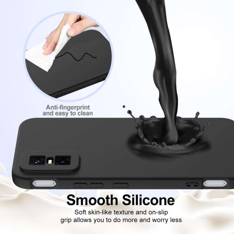 For Infinix GT 30 Pro Shockproof Silicone Magsafe Phone Case(Black)