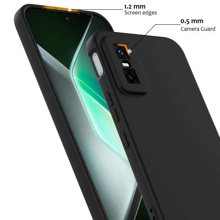 For Infinix GT 30 Pro Shockproof Silicone Magsafe Phone Case(Black)