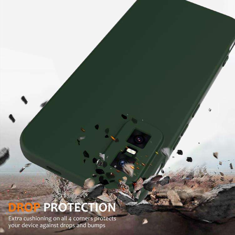 For Infinix GT 30 Pro Shockproof Silicone Magsafe Phone Case(Dark Green)