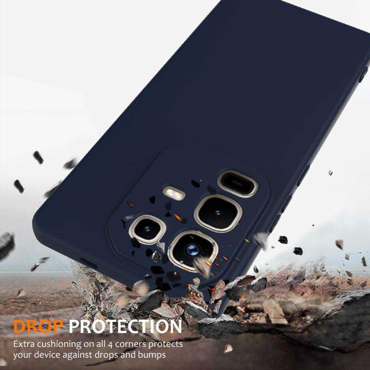 For Infinix Note 50 Pro+ Shockproof Silicone Magsafe Phone Case(Navy Blue)