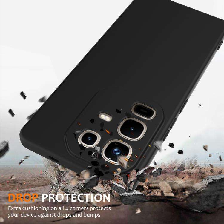 For Infinix Note 50 Pro+ Shockproof Silicone Magsafe Phone Case(Black)
