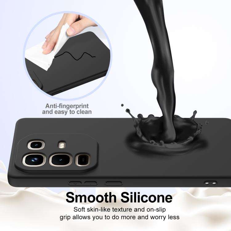 For Infinix Note 50 Pro+ Shockproof Silicone Magsafe Phone Case(Black)