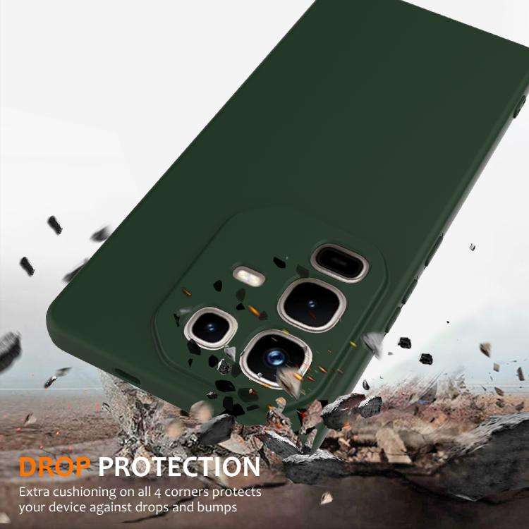 For Infinix Note 50 Pro+ Shockproof Silicone Magsafe Phone Case(Dark Green)