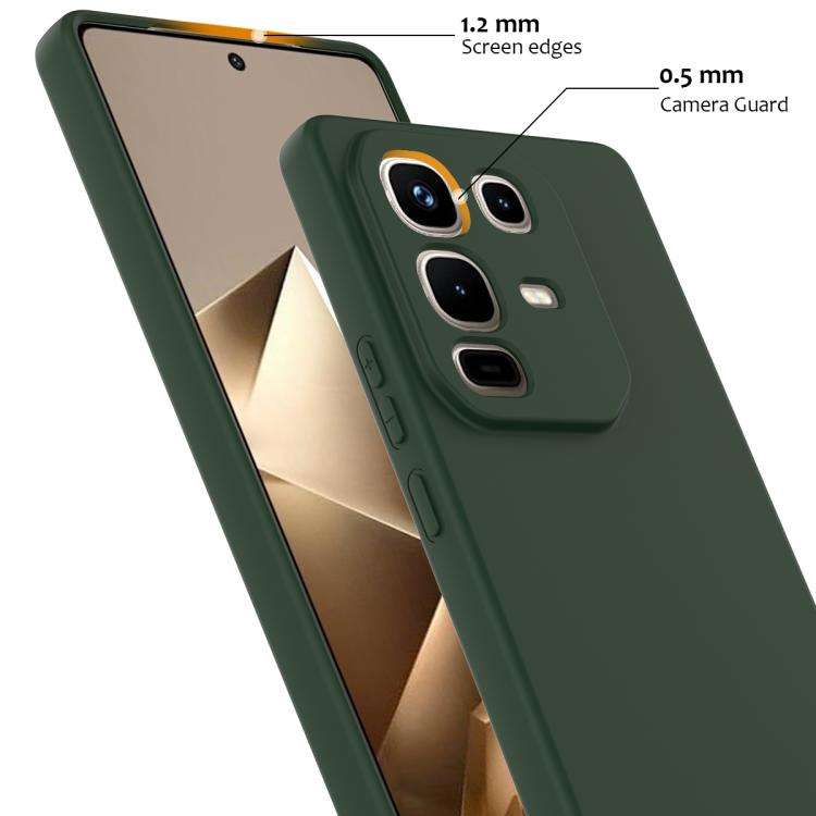 For Infinix Note 50 Pro+ Shockproof Silicone Magsafe Phone Case(Dark Green)