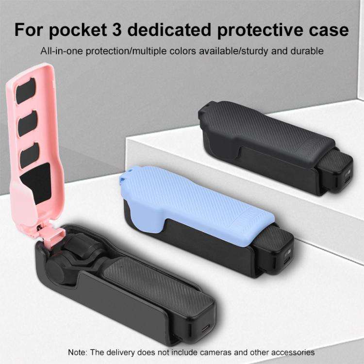 BRDRC Twill-Textured ABS Protective Case For DJI OSMO Pocket 3(Black)