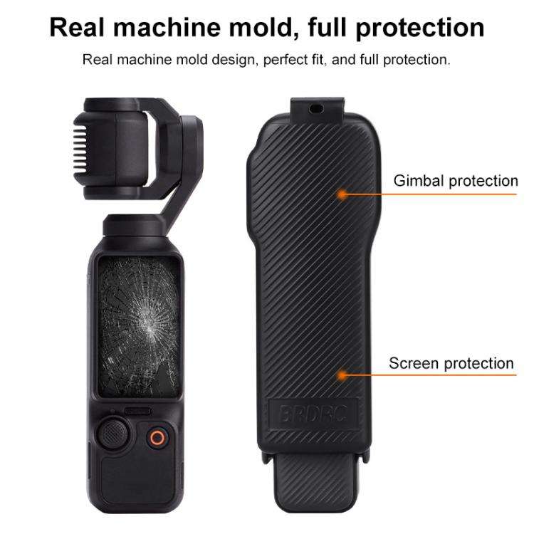 BRDRC Twill-Textured ABS Protective Case For DJI OSMO Pocket 3(Blue)