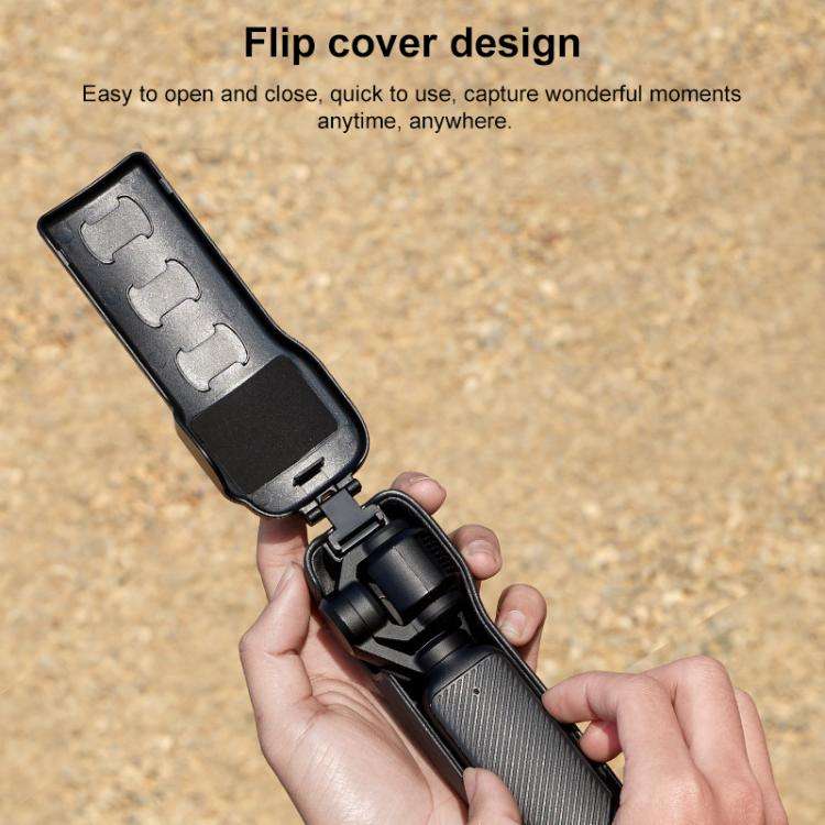 BRDRC Twill-Textured ABS Protective Case For DJI OSMO Pocket 3(Blue)