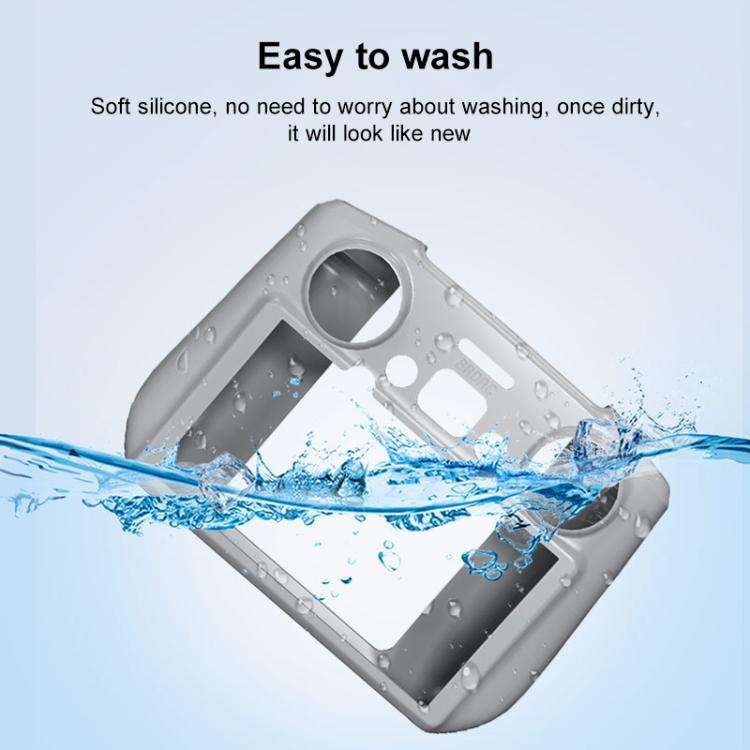 For DJI RC 2 BRDRC Remote Control Shockproof Anti-scratch Silicone Case(Grey)