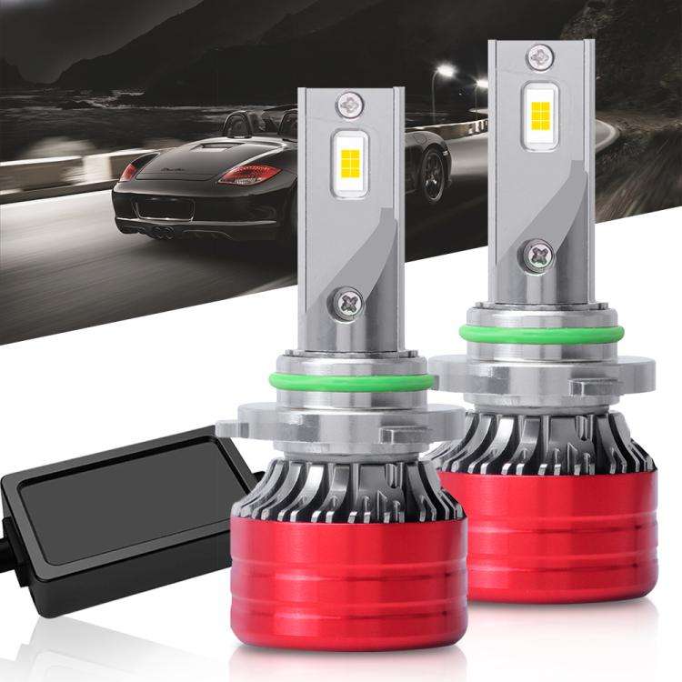 9006 2pcs 25W 2500lm 6000K Car LED Headlight Bulb