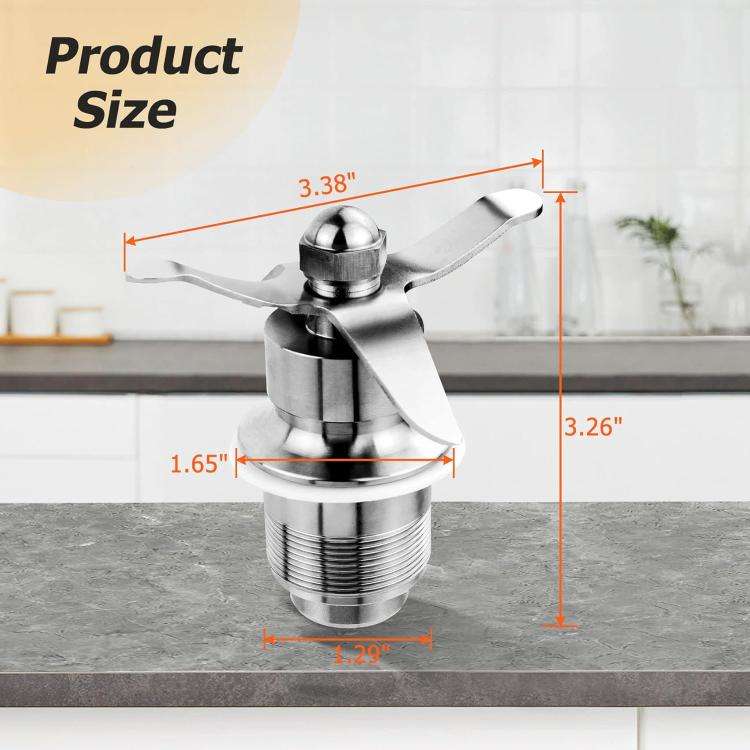 For Waring CB-6 / CB10 / CB15 Gallon Blenders Stainless Steel Juicer Blade 502977(Silver)