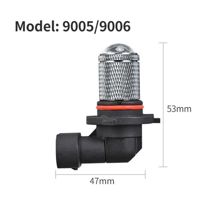 9005 Pair 8.5W 12-60V Car Lens Fog Light Bulb(Gold Light)