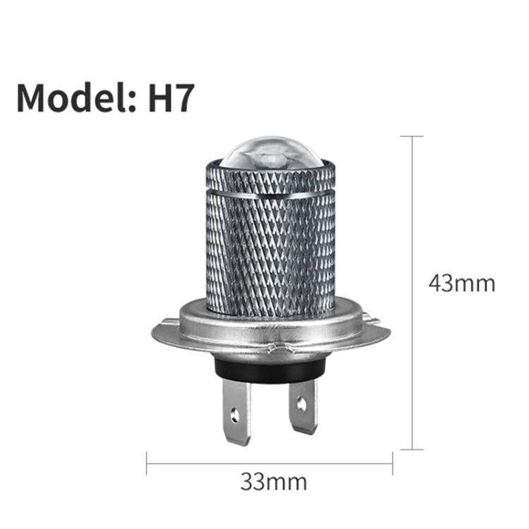 H7 Pair 8.5W 12-60V Car Lens Fog Light Bulb(White Light)