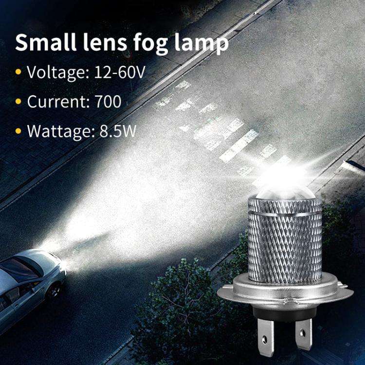 H11 Pair 8.5W 12-60V Car Lens Fog Light Bulb(White Light)