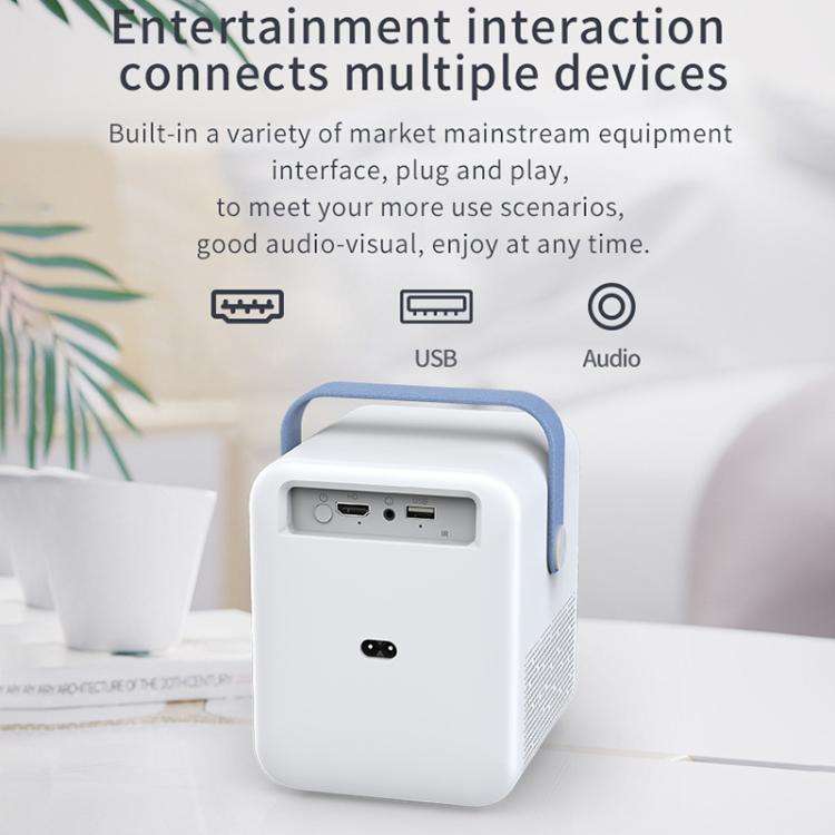CYS2 Portable HD Android Projector Smart Home Theater, 1GB+8GB, Amlogic T950s, Specification:EU P...