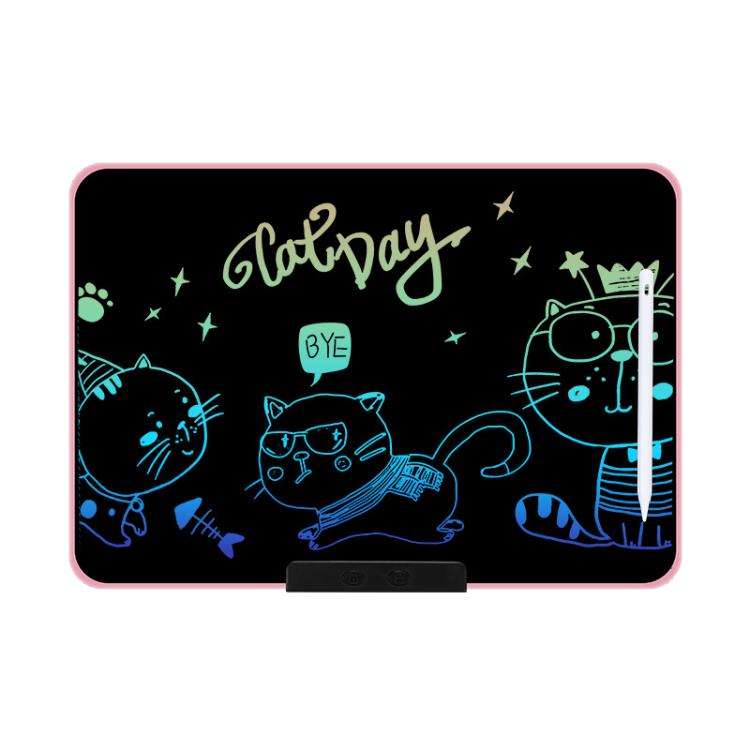 Rechargeable Children Graffiti LCD Drawing Board, Style:16 inch Pink / Color Writing