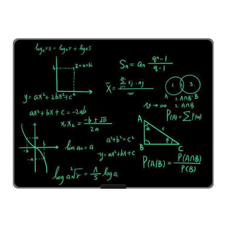 Rechargeable Children Graffiti LCD Drawing Board, Style:40 inch Black / Green Writing